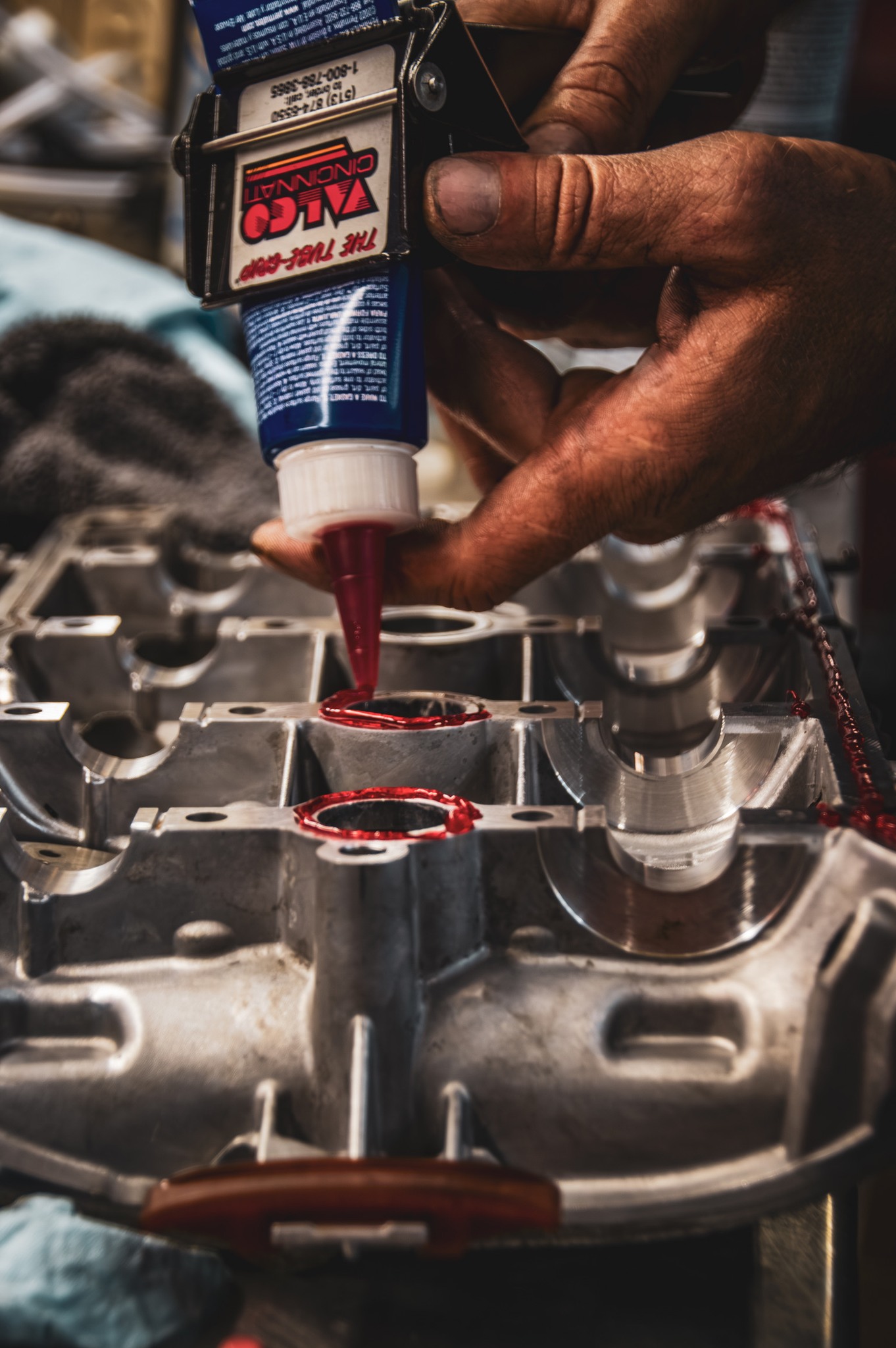 Engine rebuild detail 9